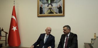 İçişleri Bakanı Çiftçi, eski TBMM Başkanı Kahraman ile görüştü