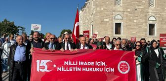 Avukatlardan 15 Temmuz yürüyüşü