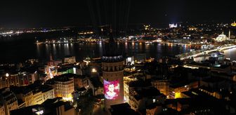 15 Temmuz anısına Galata ve Kız Kulesi'nde ışık gösterisi