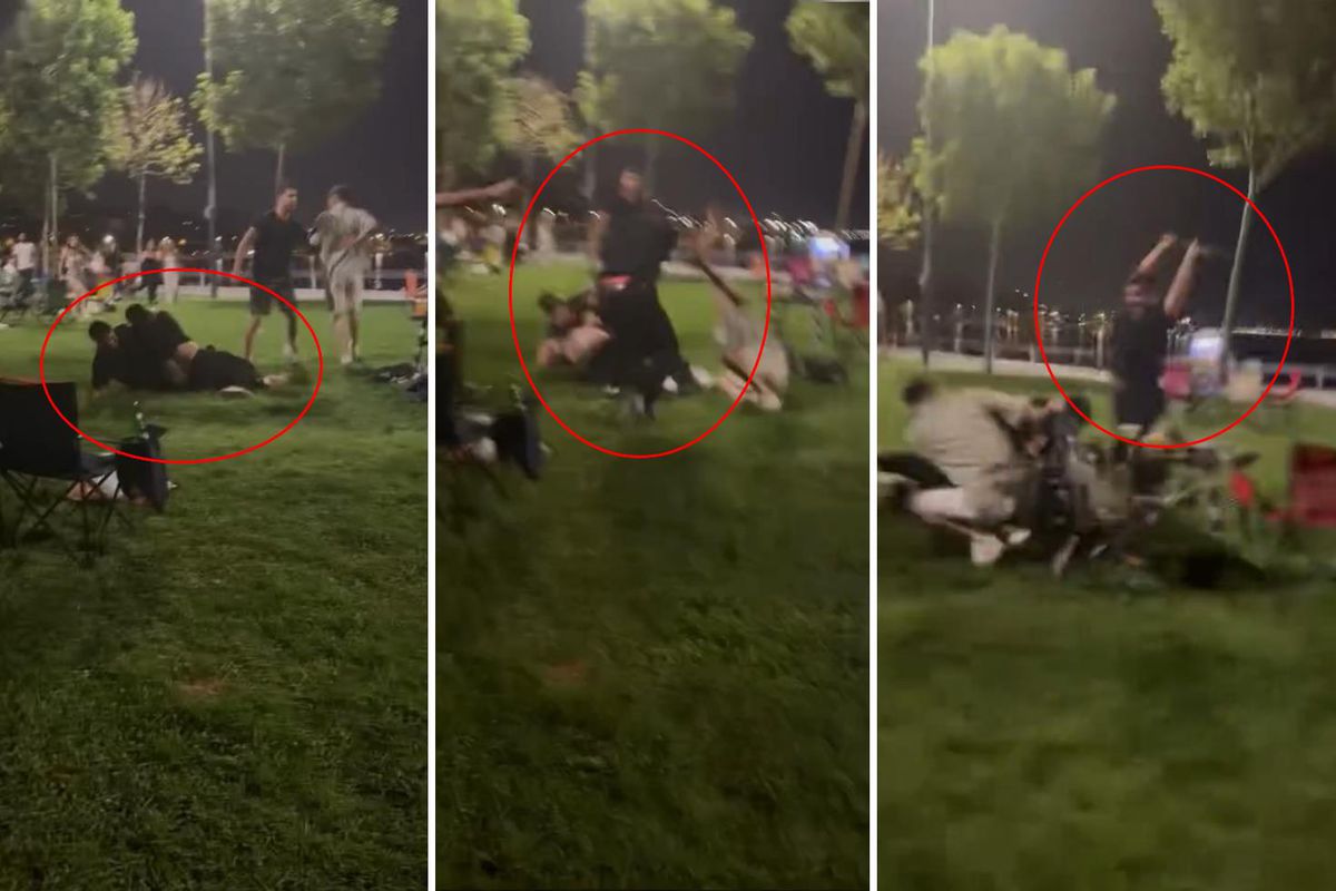 Pikniğe gidip dayak yediler: Yumruklar, sopalar havada uçuştu!
