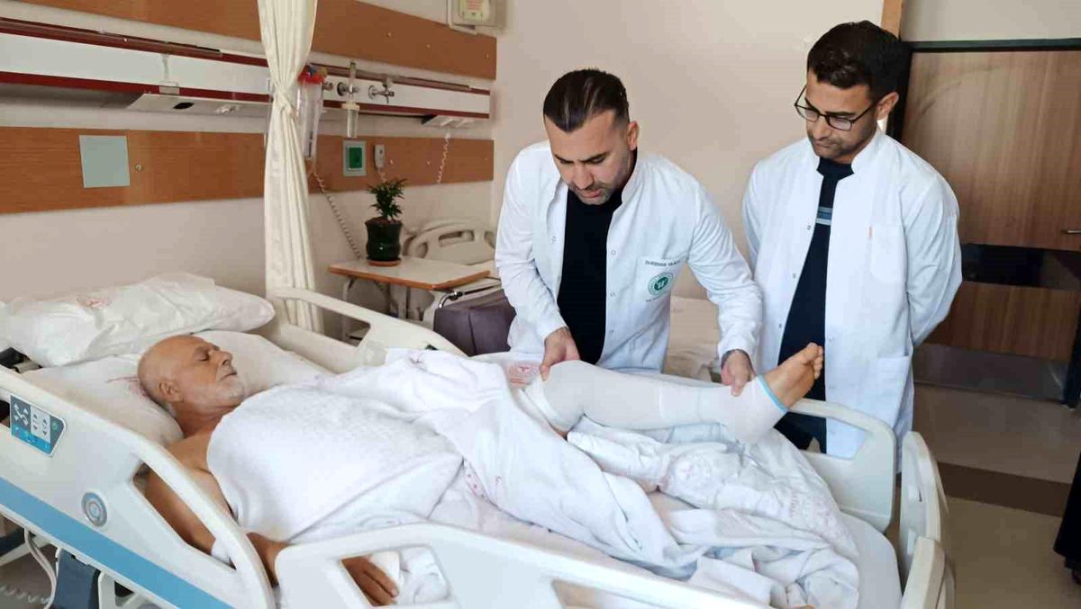 Orhan Avcı'nın tedavi gördüğü hastane odası.
