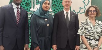 KKTC Çalışma Bakanı Hasipoğlu, Somali Aile Bakanı Makhzoumi ile Pakistan'da görüştü