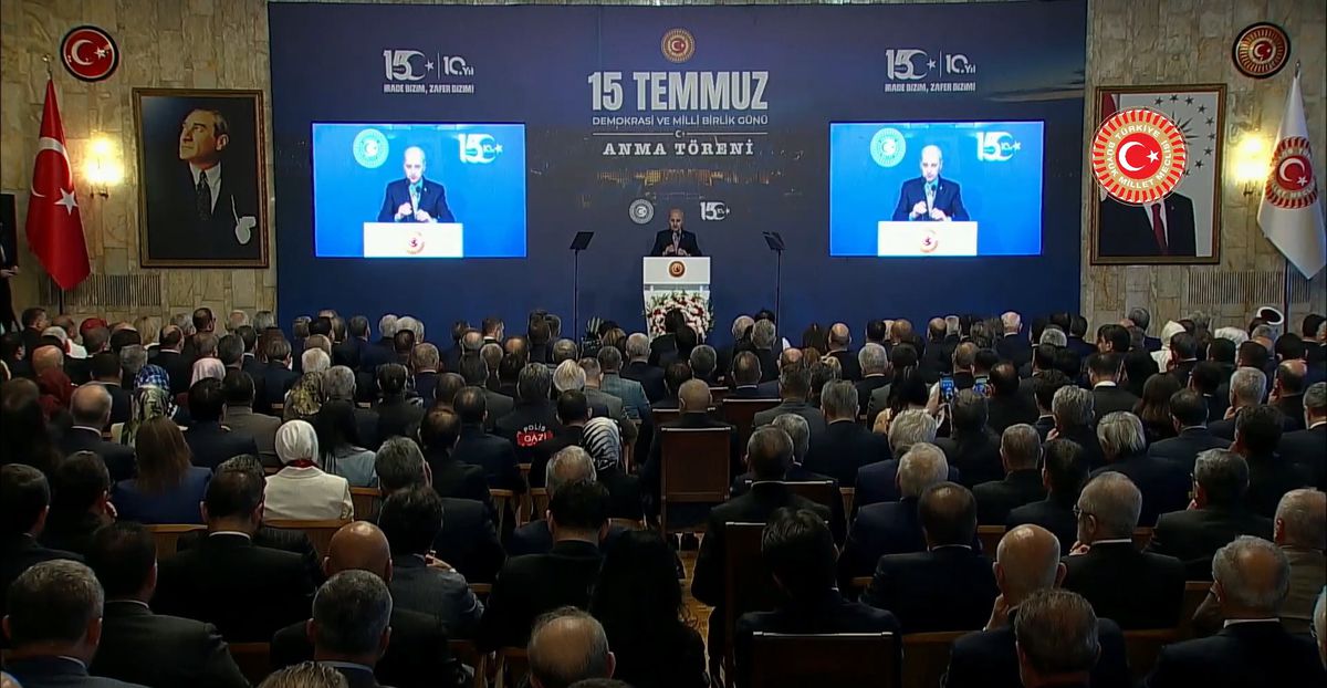 TBMM Başkanı Kurtulmuş: 15 Temmuz'un Mirası Demokrasi ve Milli İrade Zaferidir