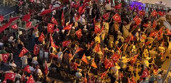 Marmaris'te 15 Temmuz kortej ve yürüyüşü