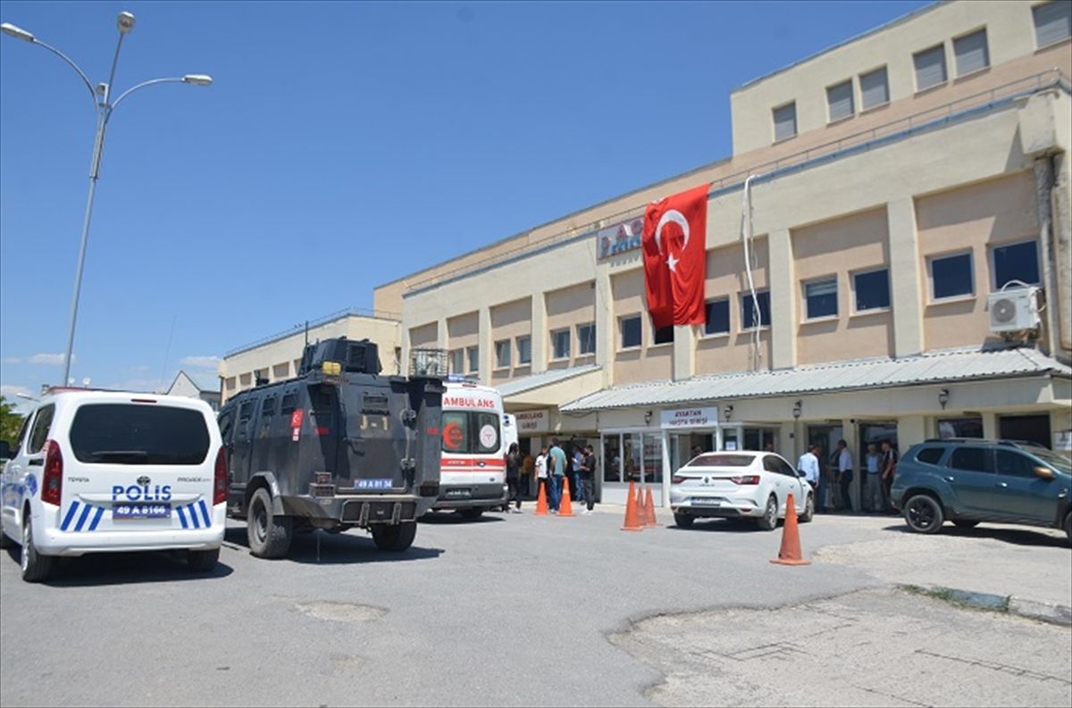 Muş Bulanık'ta traktör kazasının yaşandığı bölgeden görünüm