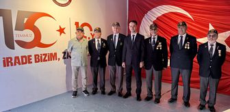 Gazilerden 15 Temmuz anma çadırına ziyaret