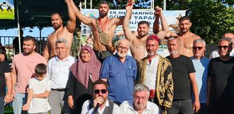 Kandıra'da başpehlivan Seçkin Duman