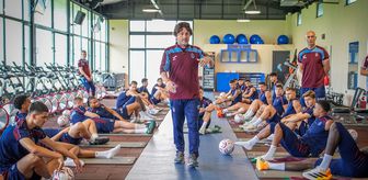 Trabzonspor, yeni sezon hazırlıklarını çift antrenmanla sürdürdü