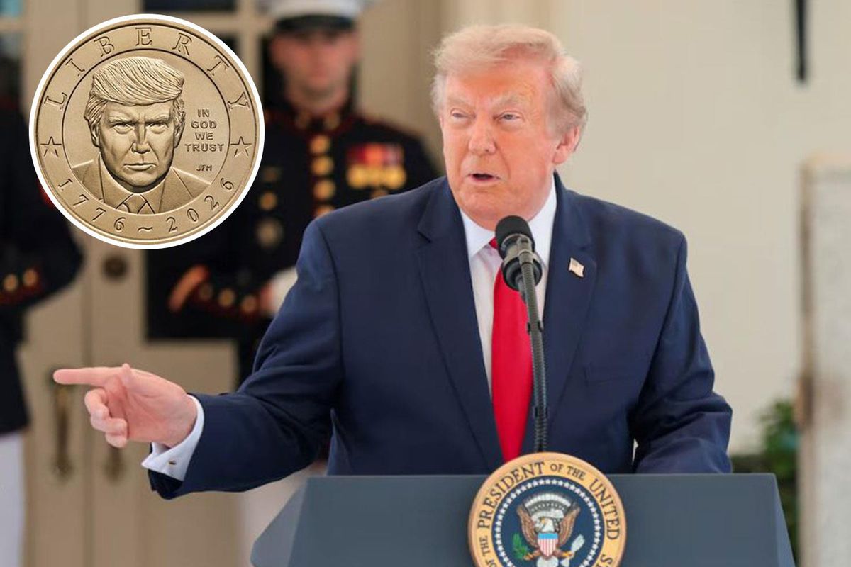 ABD'nin bağımsızlığının 250'nci yılına özel üzerinde Trump'ın yer aldığı altın para basılacak