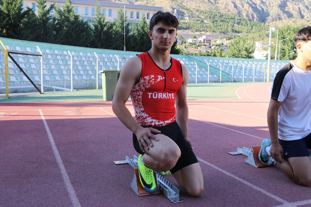 Amasyalı milli atlet Mehmet Akif Çinaz
