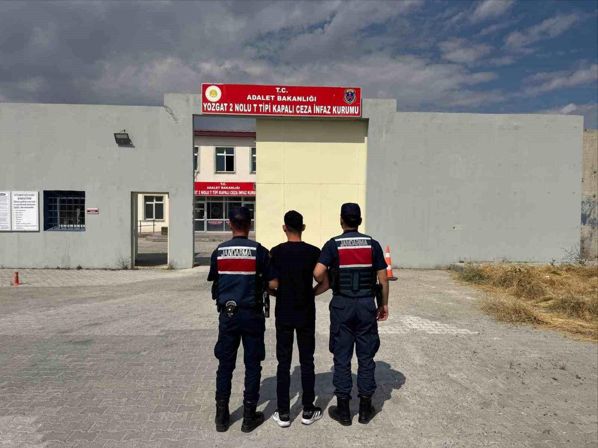 Yozgat'ta 6 yıl hapis cezası bulunan firari hükümlü yakalandı