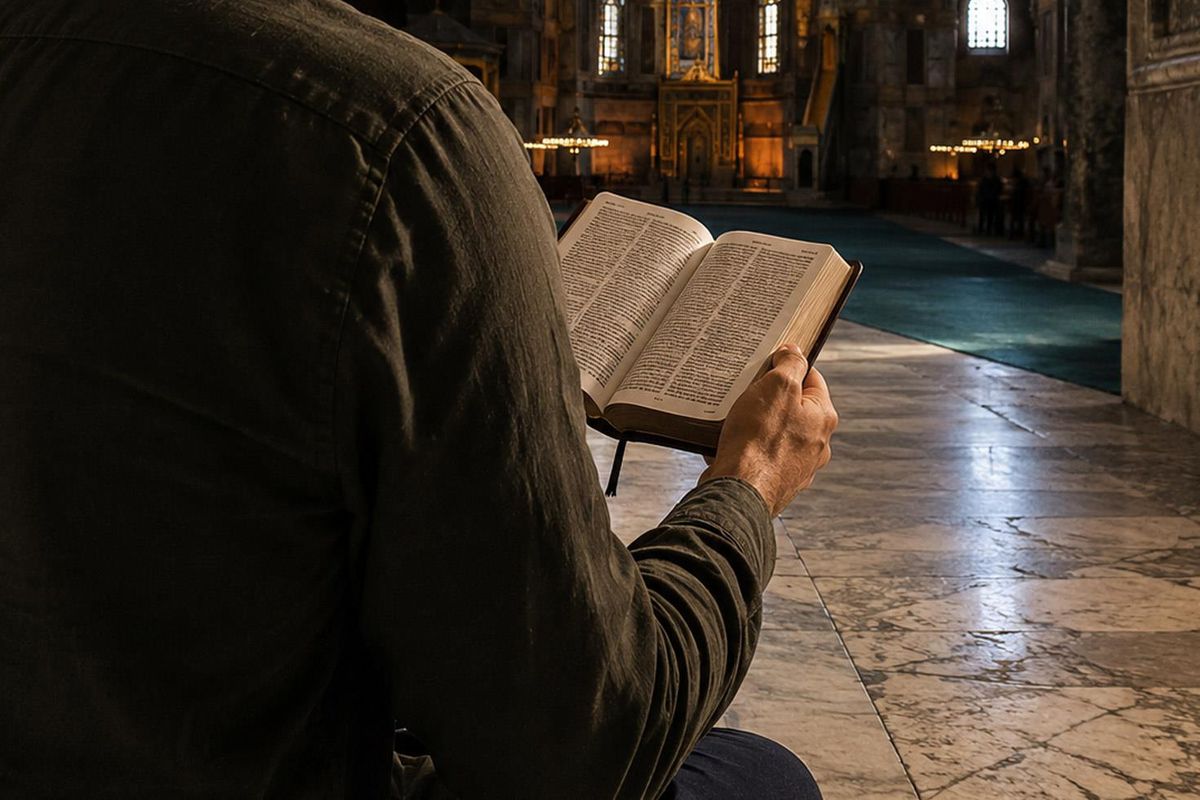 Ayasofya'da yüksek sesle İncil okuyan turistler gözaltına alınıp sınır dışı edildi