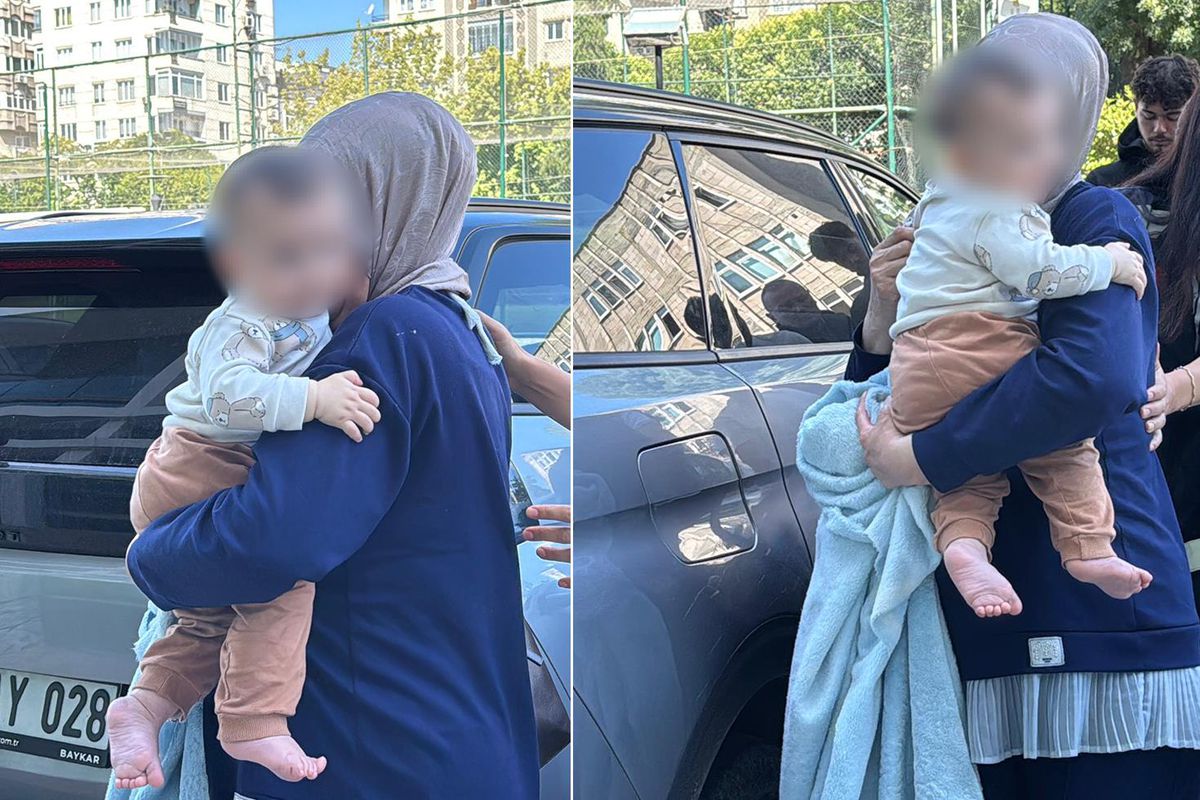 Kucağındaki 7 aylık bebeği bile kullandı! Çantasından çıkan şoke etti