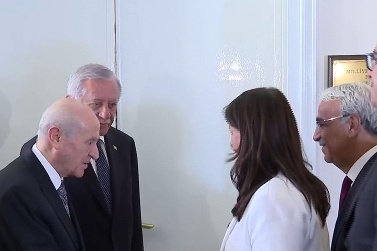 DEM Parti'den MHP lideri Devlet Bahçeli'ye ziyaret