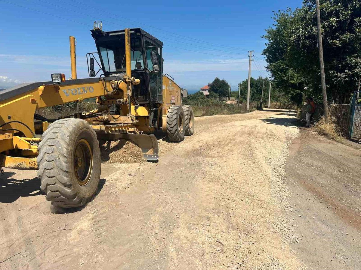Düzce'de köylerde alt yapı çalışmaları sürüyor