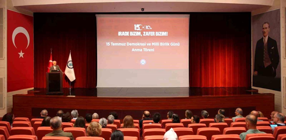 ESOGÜ'de 15 Temmuz Demokrasi ve Milli Birlik Günü anma programı düzenlendi
