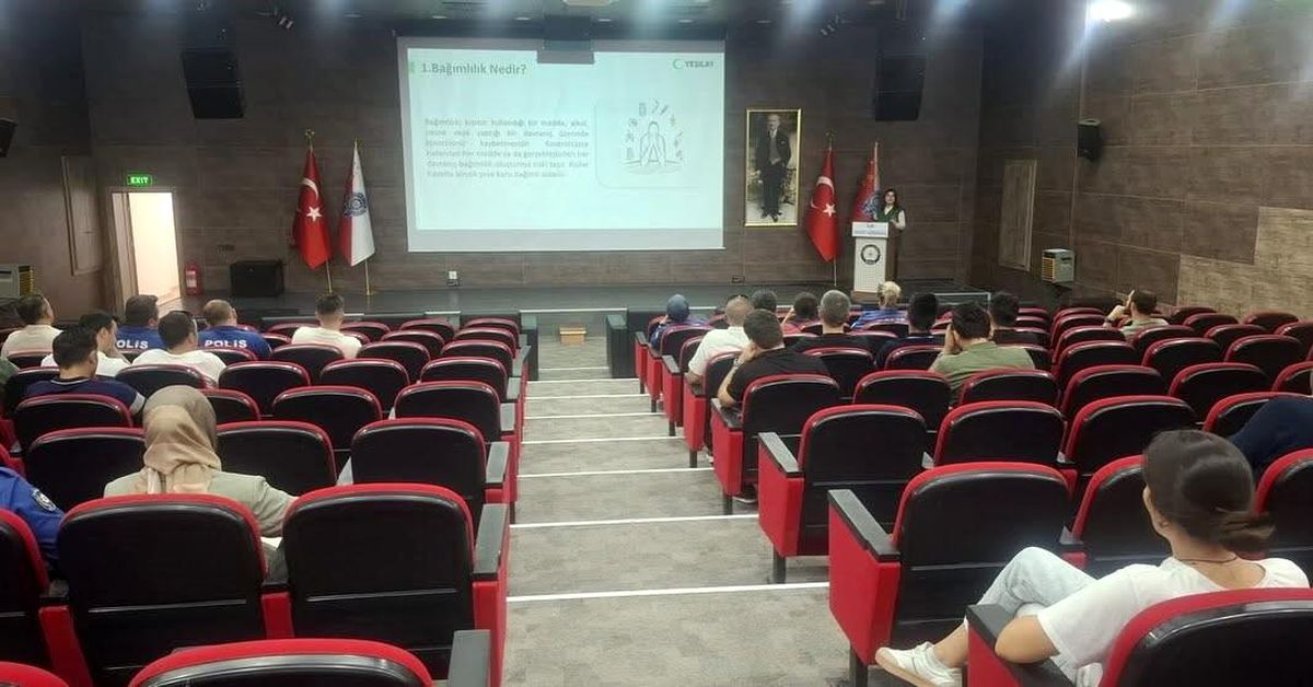 Kars emniyet personeline kumar bağımlılığı eğitimi ve YEDAM tanıtımı