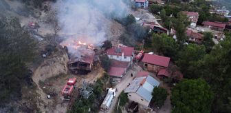 Kastamonu'da bir evde çıkan yangın ormanlık alana sıçradı