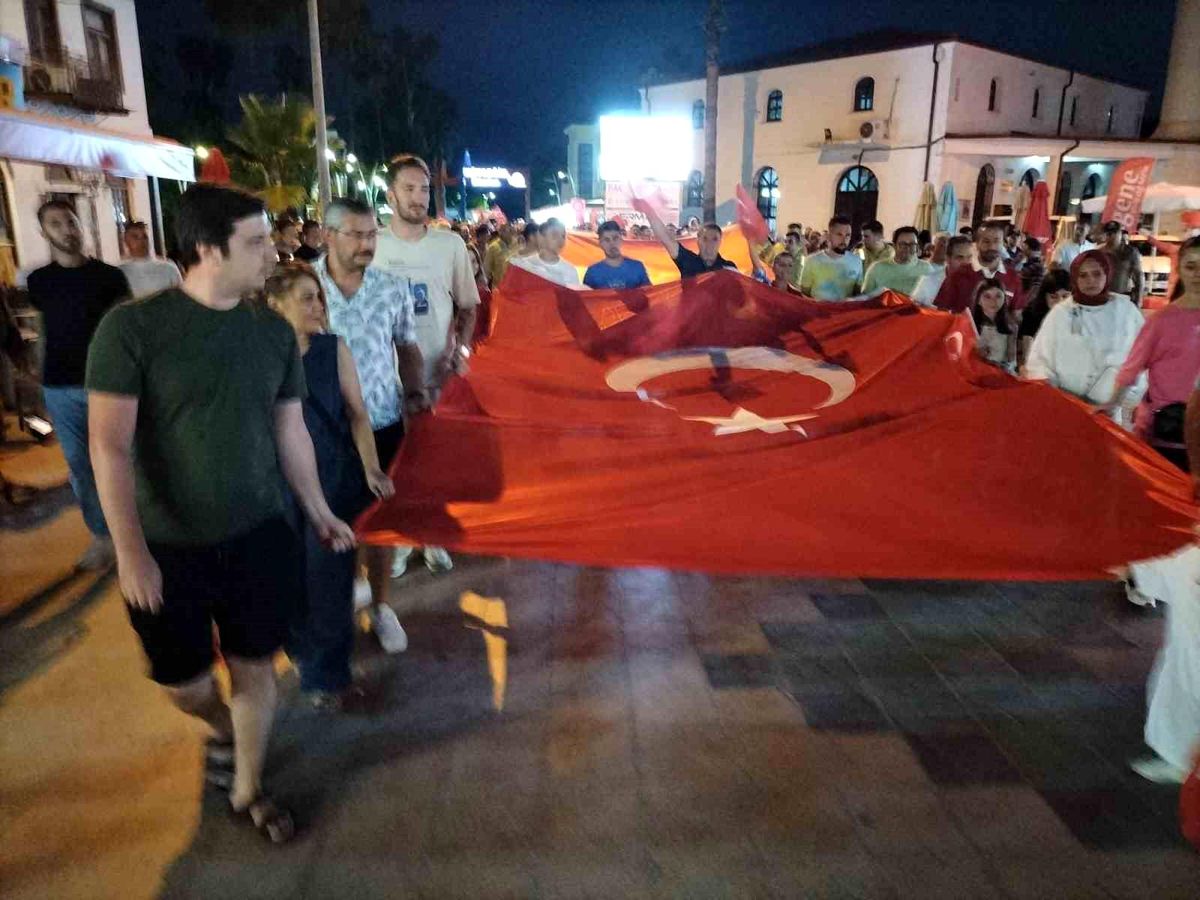 Köyceğiz'de 15 Temmuz Şehitleri Anma ve Milli Birlik Etkinlikleri