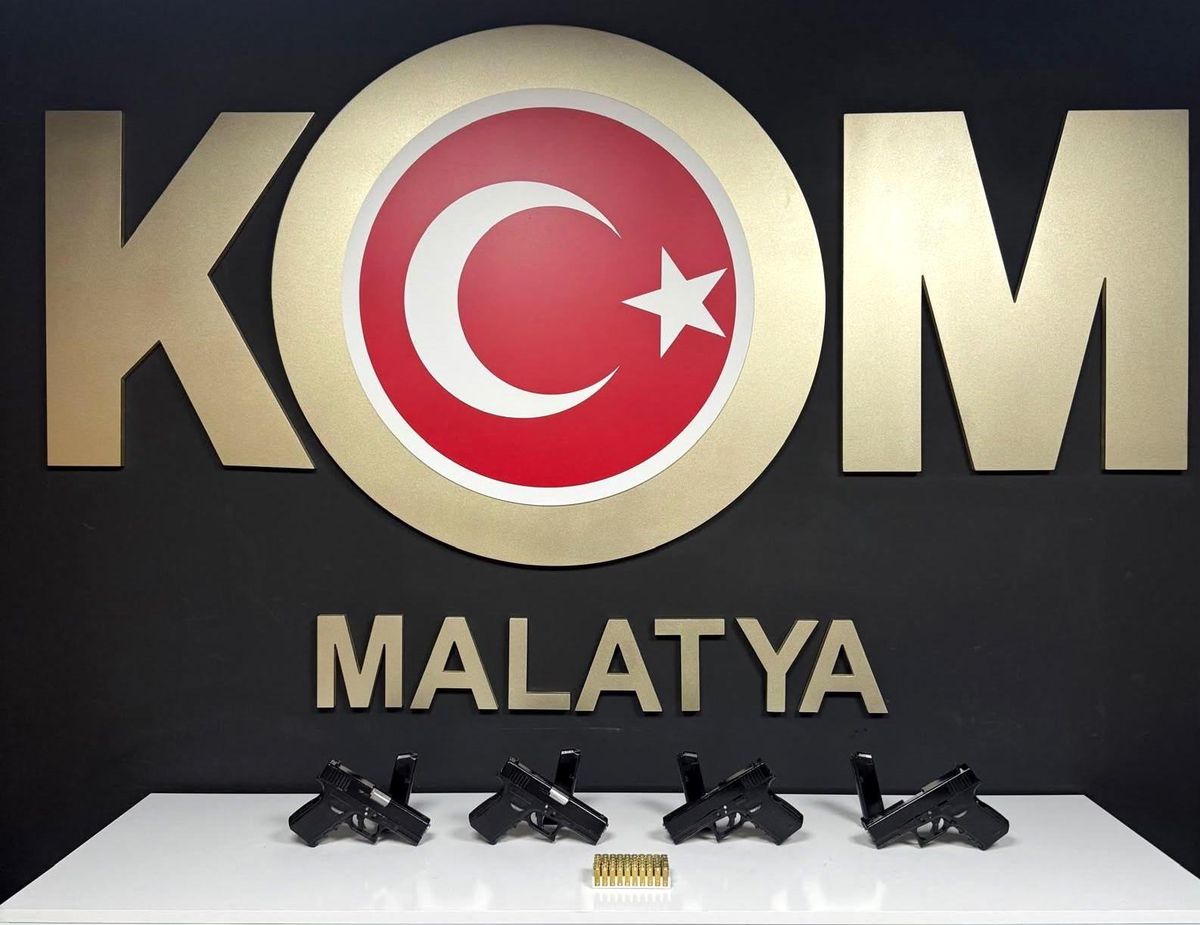 Malatya'da KOM'dan ruhsatsız silah operasyonu: 7 gözaltı