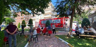 Şanlıurfa'da mahalle sakinlerinden kan bağışı kampanyasına destek