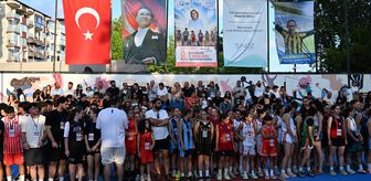 Sinop'ta 9. Uluslararası Mustafa Berkay Akbaş Sokak Basketbolu Turnuvası başladı