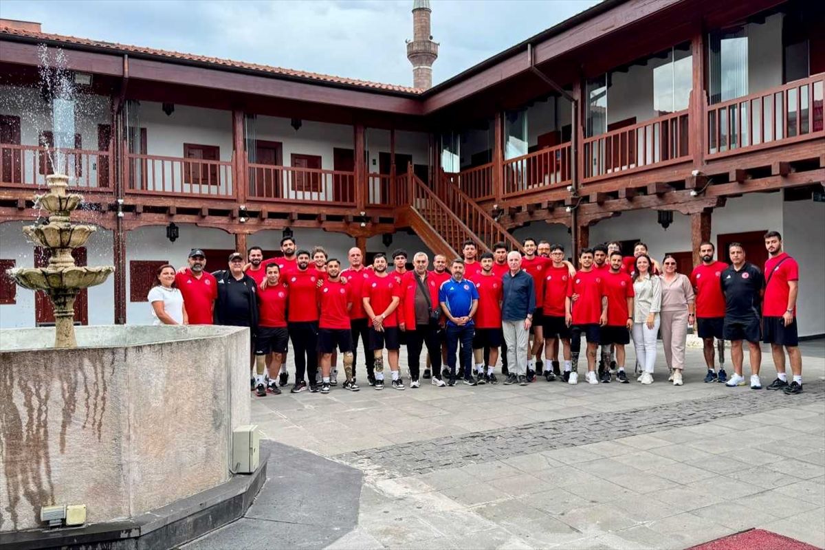 A Milli Ampute Futbol Takımı Samsun'da kamp yapıyor