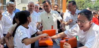 AK Parti'li Baybatur'dan yaz okulu öğrencilerine dondurma ikramı