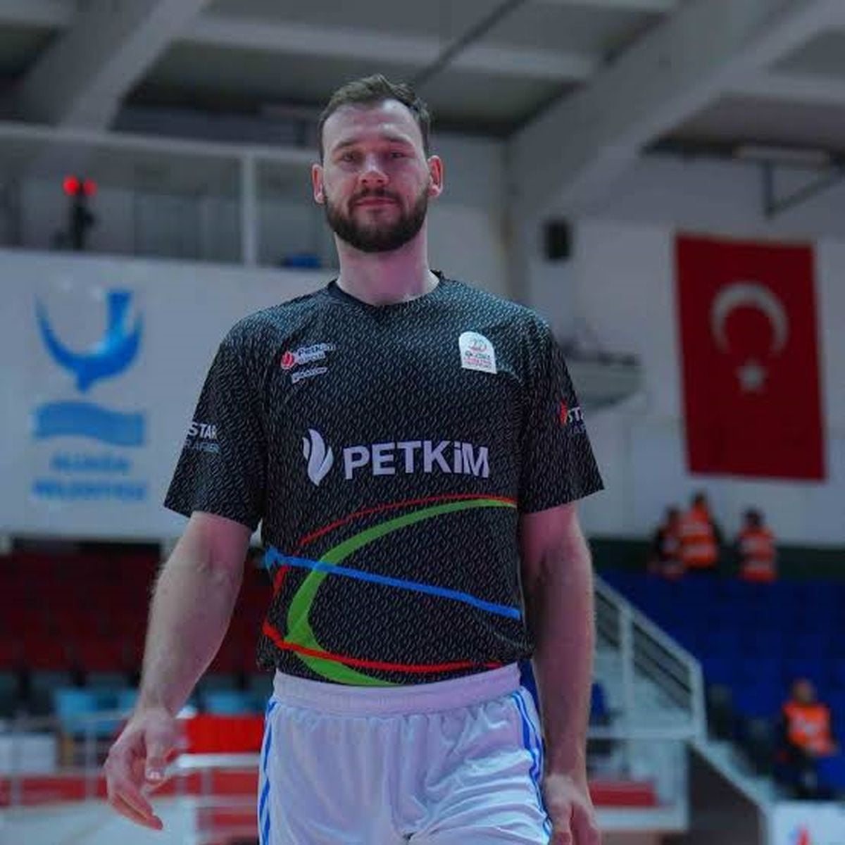 Aliağa Petkimspor basketbol takımından bir görüntü