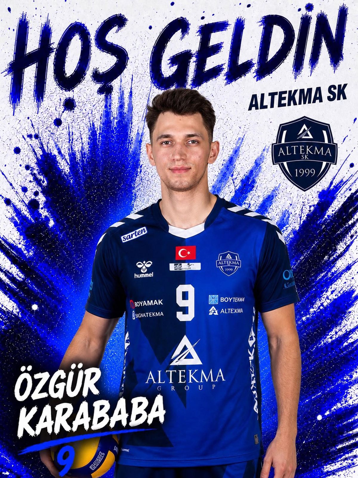 Voleybolcu Özgür Karababa Altekma formasıyla