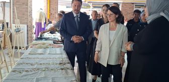 Beypazarı'nda kursiyerlerin yıl sonu sergisi açıldı