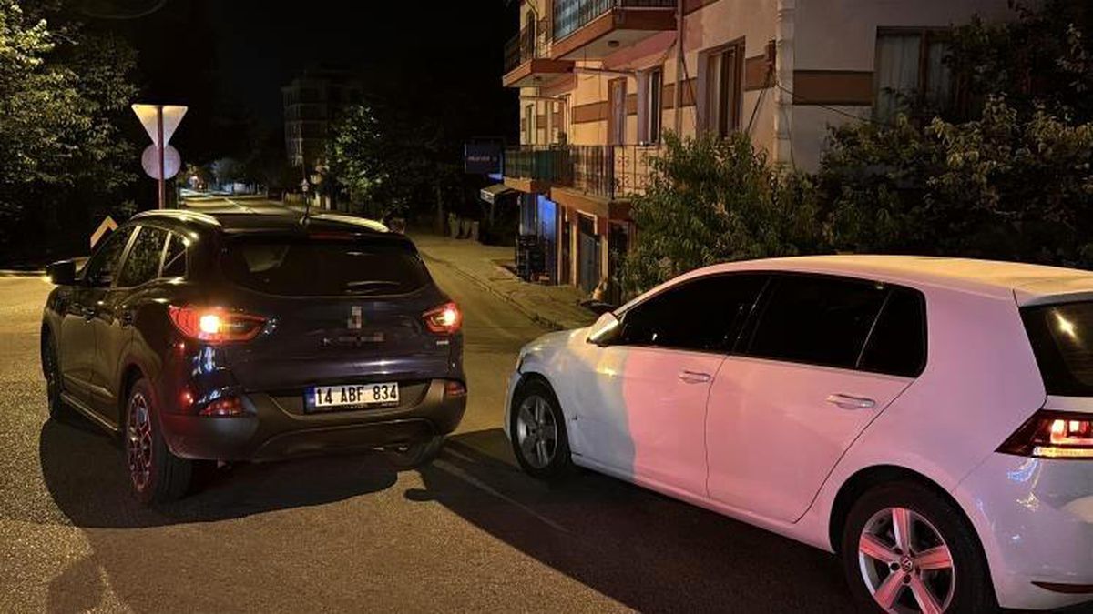 Bolu'da ciple otomobil çarpıştı: 1 yaralı