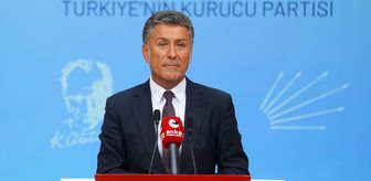CHP Genel Başkan Yardımcısı Sarıbal, basın toplantısı düzenledi Açıklaması
