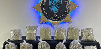 Çorum'da yaklaşık 9,5 kilogram sentetik uyuşturucu ele geçirildi