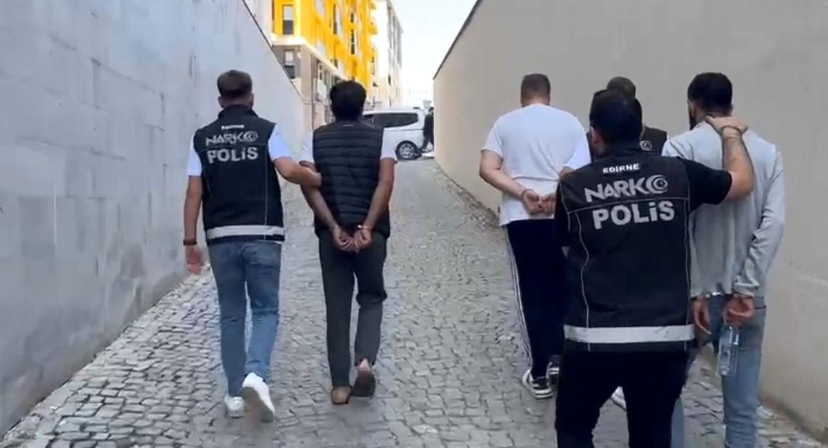 Edirne'de uyuşturucu operasyonu: 2 tutuklama
