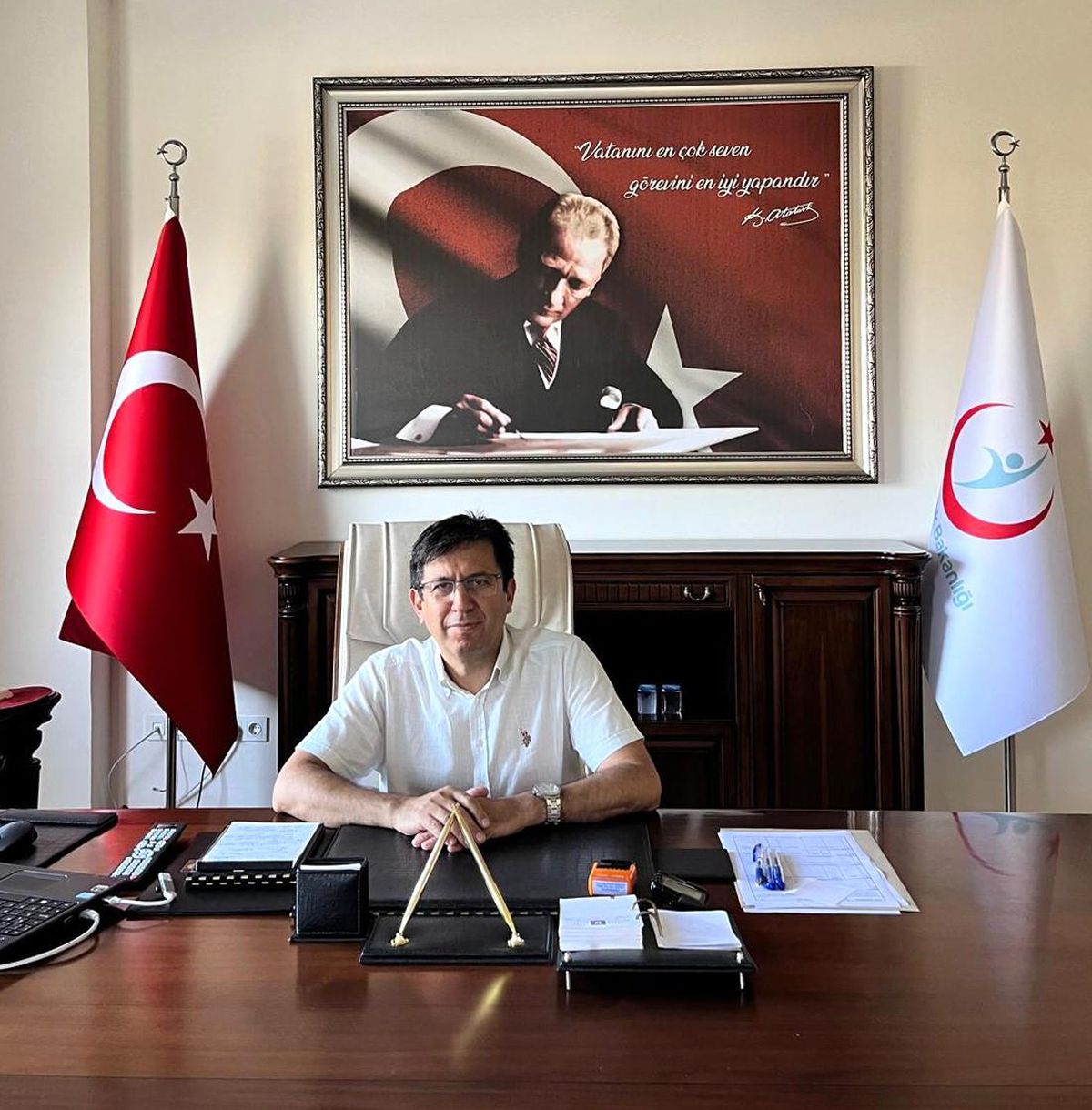 Gazipaşa Devlet Hastanesi'nde yeni başhekim görevine başladı