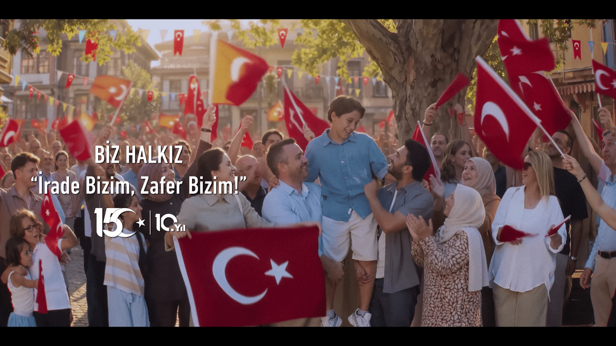 Halkbank'ın 15 Temmuz Demokrasi ve Millî Birlik Günü anısına hazırladığı reklam filmi