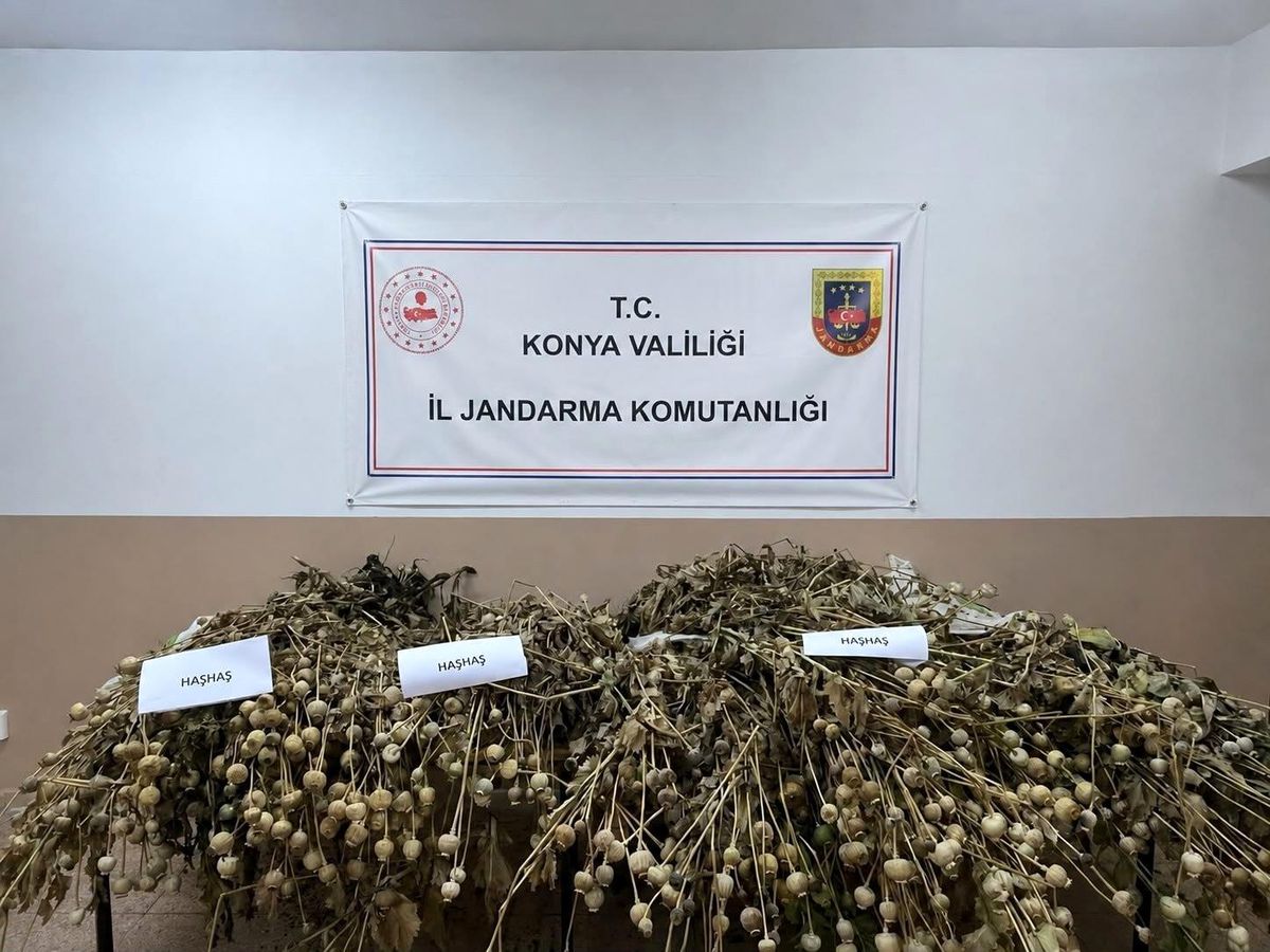 Konya'da jandarmadan uyuşturucu operasyonları: 5 tutuklama
