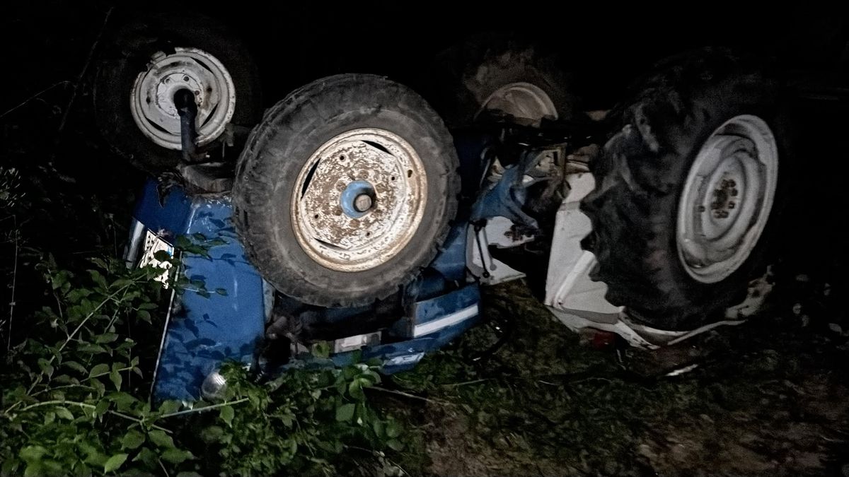 Bolu'da ormanda traktör devrildi: 1 ölü