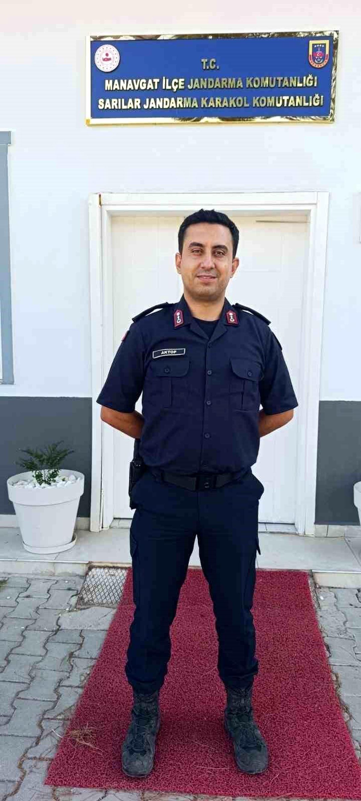 Sarılar Jandarma'da nöbet değişimi gerçekleşti