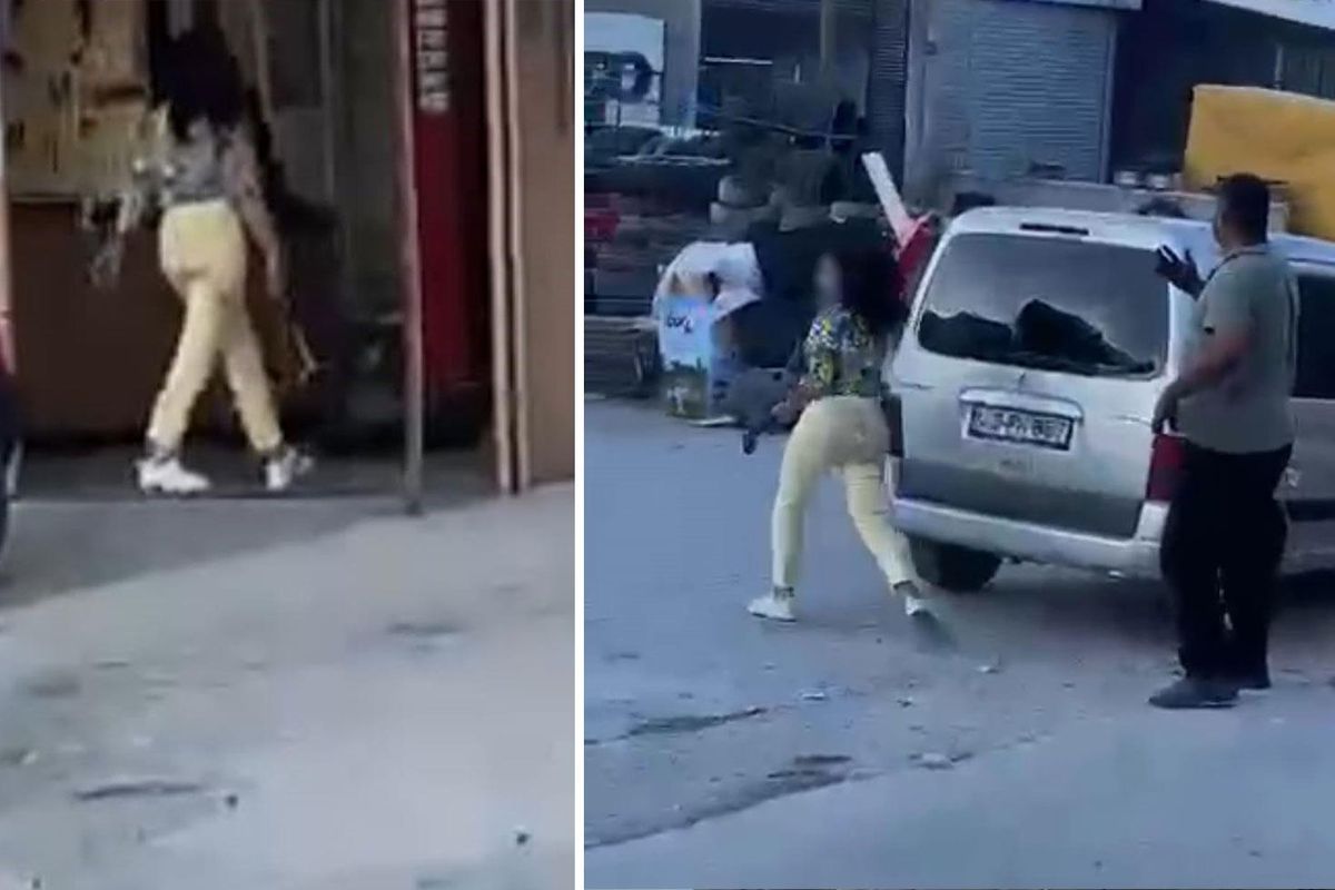 Sanayide çekiçli intikam: Genç kadın sevgilisini dükkanını basıp dehşet saçtı
