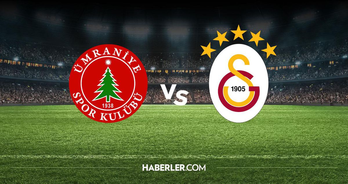 Ümraniyespor ve Galatasaray futbol takımlarının logoları yan yana.