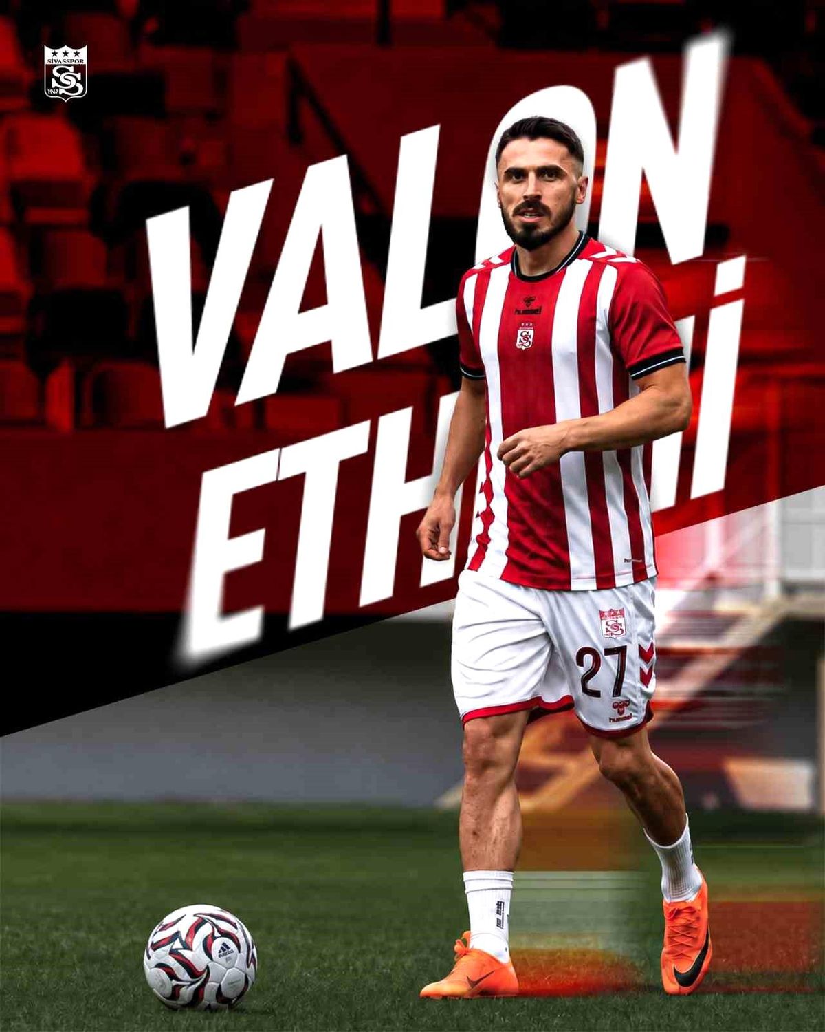 Valon Ethemi yeniden Sivasspor'da