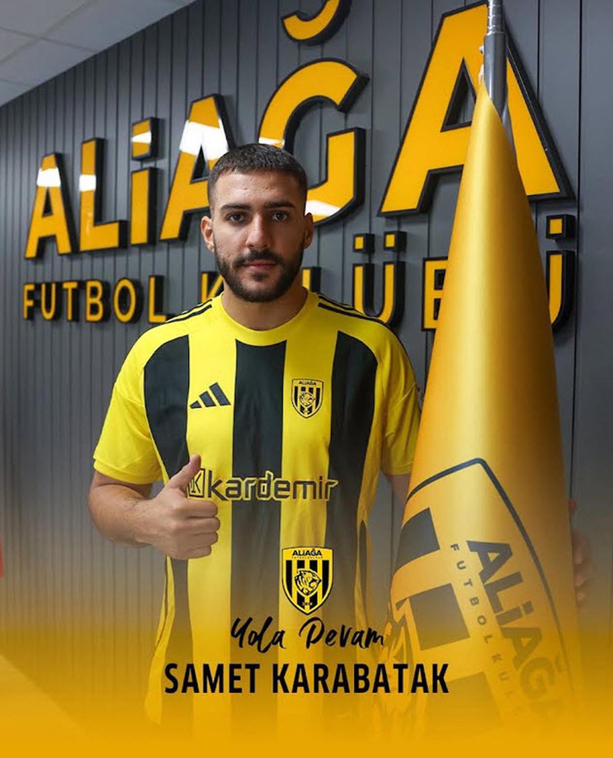 Aliağa FK'da Samet takımda kaldı