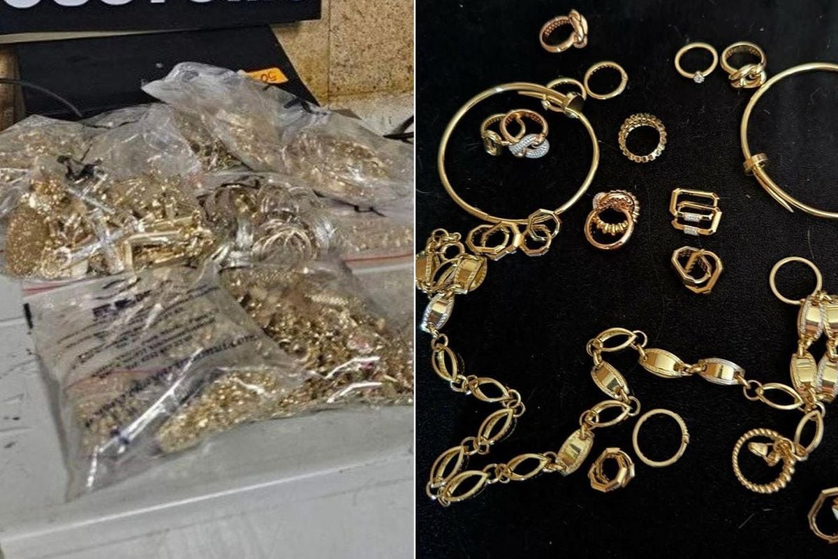 Türkiye'den çıkış yaparken yakalandılar! Her yerden altın fışkırdı