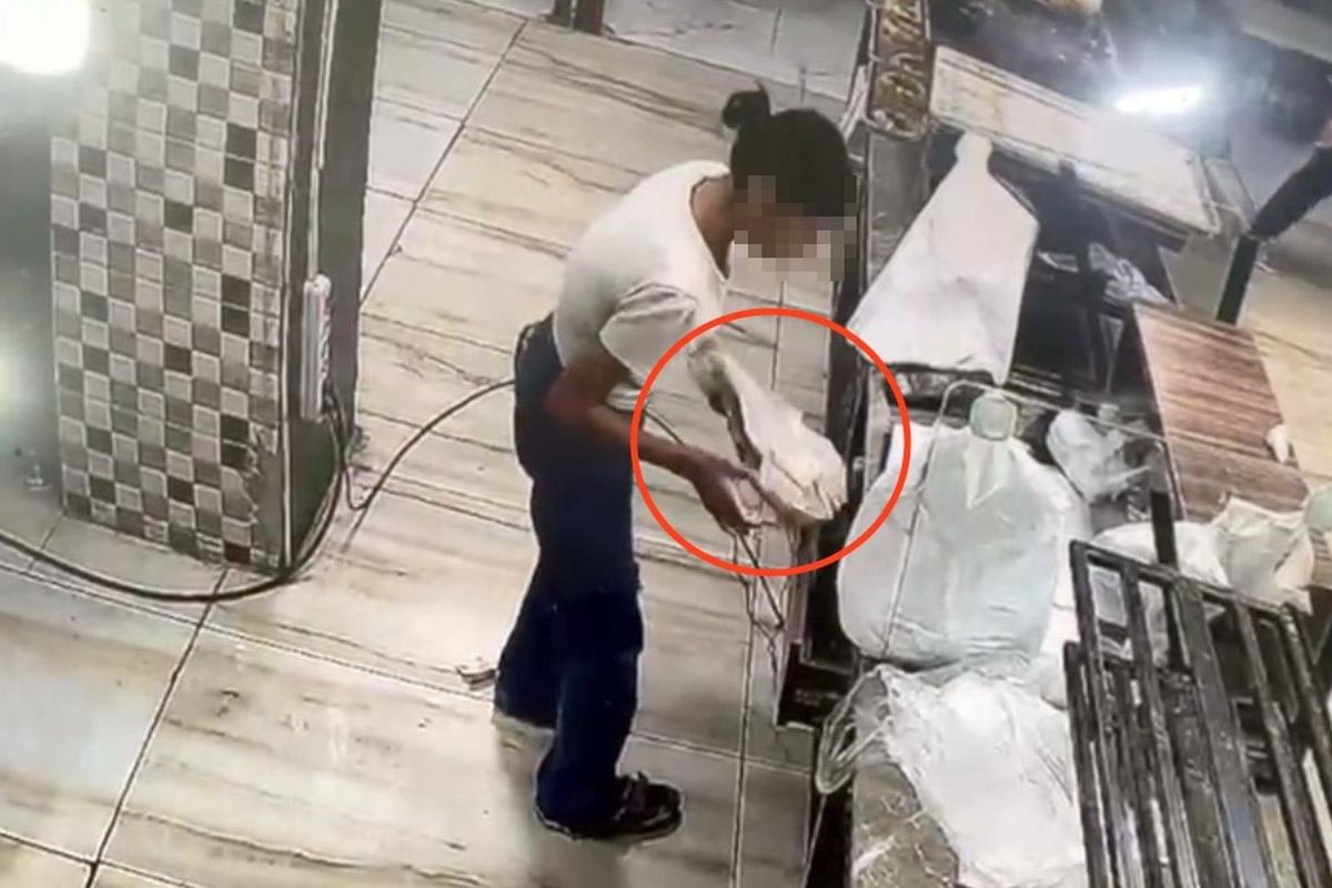 Yer: Diyarbakır! Yaptığı rezilliği kimse görmüyor sandı ama kamera kayıttaydı