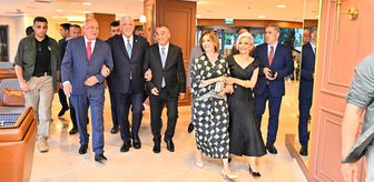 İYİ Parti Genel Başkanı Dervişoğlu, Trabzon Milletvekili Aydın'ın oğlunun nişan törenine katıldı