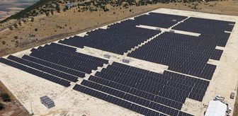 Kahramanmaraş'ta Kuveyt fonu desteğiyle kurulan güneş enerji santrali hizmete açıldı