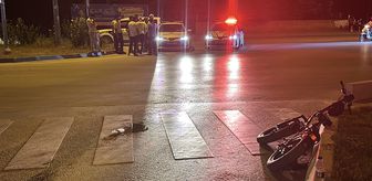 Kastamonu'da iki otomobilin çarptığı bisiklet sürücüsü ağır yaralandı