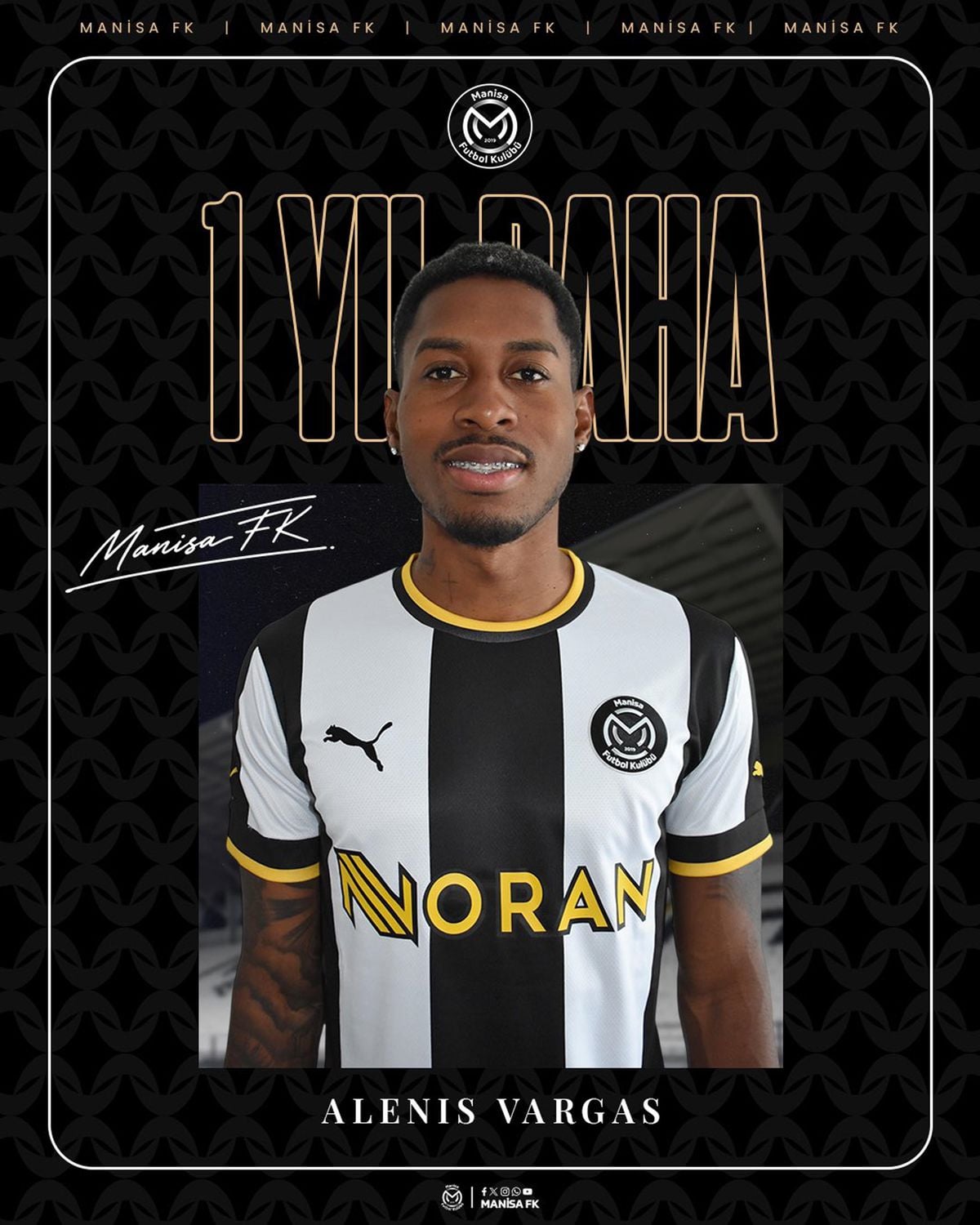 Manisa FK futbolcusu Alenis Vargas